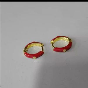 Sterling silver huggies